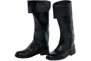 AMSCAN Classic Black Faux Suede Boot Toppers (Adult Size) - Boot Covers & Pirate Accessories - Ideal for Pirate Party, Themed Events, Costume Parties & Cosplays (1 Pair)
