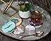 CoasterStone Absorbent Stone Coasters Multicolored Agates Assorted, 4-1/4