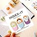 ensunpal store Cute Fun Matryoshka Doll Sticker Post It Bookmark Marker Memo Flags