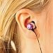 GOgroove Earbud Headphones with Deep Bass & Comfortable Ear Gel Tips (Purple) - In Ear Earphones Featuring Noise Isolating Design, Durable Alloy Driver Housing, & Ergonomic Angled Stay-In Fit