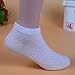 CHUNG Little Girls Cotton Socks Toddler Low Cut Mesh Summer Invisable Liner Thin, PinkRabbit, 2-4 Years