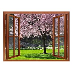 Cherry Blossom in Spring Removable Wall Sticker/Wall Mural - 24"x32"