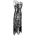 Urmine Women's Retro 1920s Gatsby Sequined Beaded Evening Party Prom Cocktail Flapper Dress
