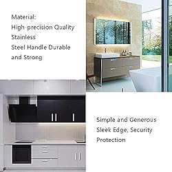 96mm Cabinet Pulls Brushed Nickel Cabinet Handles