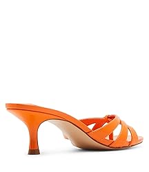 Steve Madden Women's Cary Heeled Sandal, Orange
