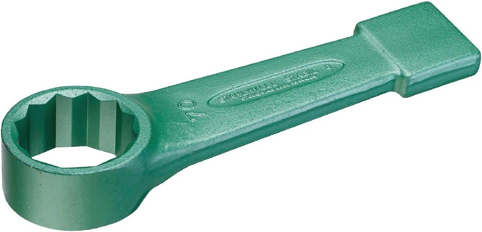 Stahlwille 42010095 Stabil 8 Striking Face Ring Spanner, 95mm Opening, 450mm Length