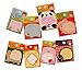 Aimeio Creative Cute Cartoon Animals Sticky Notes Memo Self-Stick Notes Paper Marker(20 Sheets/Pad,8 Pad/Pack)