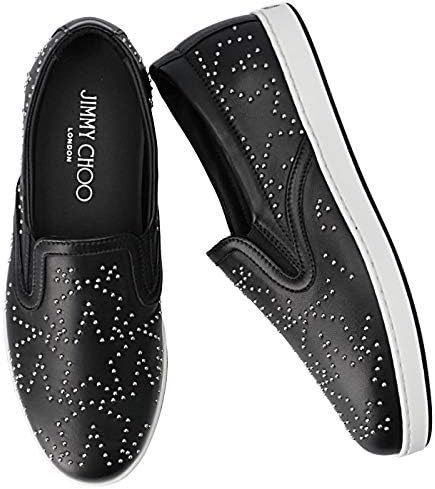 Amazon ジミーチュウ レディース スリッポン スニーカー スタースタッズ 星柄 靴 スリッポン Gracy i 0027 並行輸入品 Jimmy Choo ジミーチュウ ローファー スリッポン