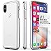 iPhone XS Case, SaharaCase Protective Kit Bundle with [ZeroDamage Tempered Glass Screen Protector] Rugged Protection Anti-Slip Grip [Shockproof Bumper] Anti-Scratch Back Slim Fit iPhone 10 - Clear