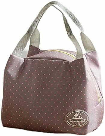 Clearance!! For Men, Women & Kids, Fashion Reusable Lunch Bag Box Insulated Lunch Tote Soft Bento Cooler Bag Organizer By Quistal (Coffee)