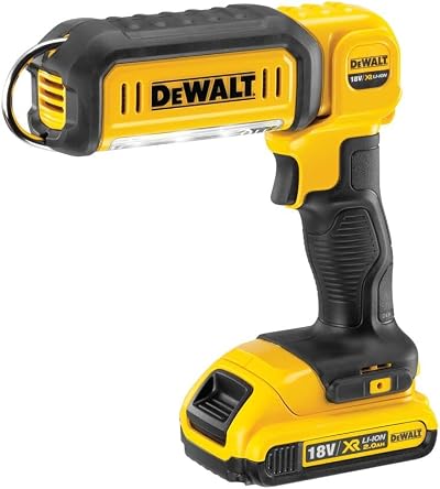 DEWALT DCL050-XJ 18V XR Yellow LED Area Light Bare Unit Multi-Position Hook