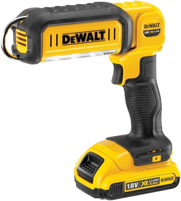DEWALT DCL050-XJ 18V XR Yellow LED Area Light Bare Unit Multi-Position Hook