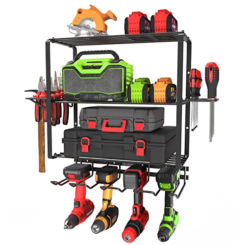 ZEAKOC Power Tool Organizer, 4 Layers Heavy Duty