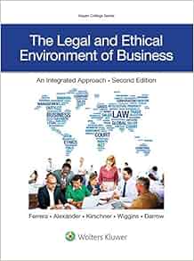 Amazon Com The Legal And Ethical Environment Of Business