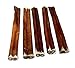 Sancho & Lola's Closet USA Black Angus Bully Sticks for Dogs-6-Inch Standard 5PK Gourmet Small Batch Grain-Free Rawhide-Free Pizzle Dog Chews - No Odor