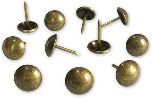 500pcs A Lot D11mmxl17mm Brass Old Gold Plated Sofa Upholstery