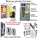 Circuit Breaker ID Tags plus Bonus Chrome Socket Labels for tool organizing, great for Home Owners, Apartments & Electricians, Decals fit all Breaker Panels & Switches, applies directly to the breaker