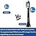 Compatible Philips Sonicare DiamondClean and Exceptional Plaque Control Brush Heads, 8 Pack, Black, HX6068. Up to 6x more Plaque than a Manual Toothbrush. This Product has Patent, Protected by US Law.