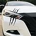 Claw Marks Headlight Decal Available in Twelve Colors!. Genuine ViaVinyl Brand Vinyl Sticker/Decal for Sports Cars (Orange)