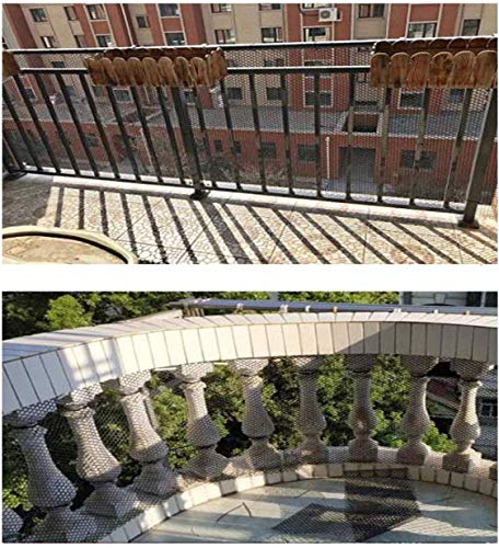 Netz-stabiles-Kunststoffzaun-Treppen-Balkon-Handlauf-Geflgel-Zucht-Katze-Garten-Sicherheit-Schwarz-Multigre-1-m-x-4-m-1mx4m