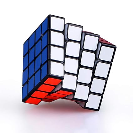 Alician 4 X 4 X 4 Magnetic Professional Smooth Valk4M Magic Cube Puzzle Toy Black