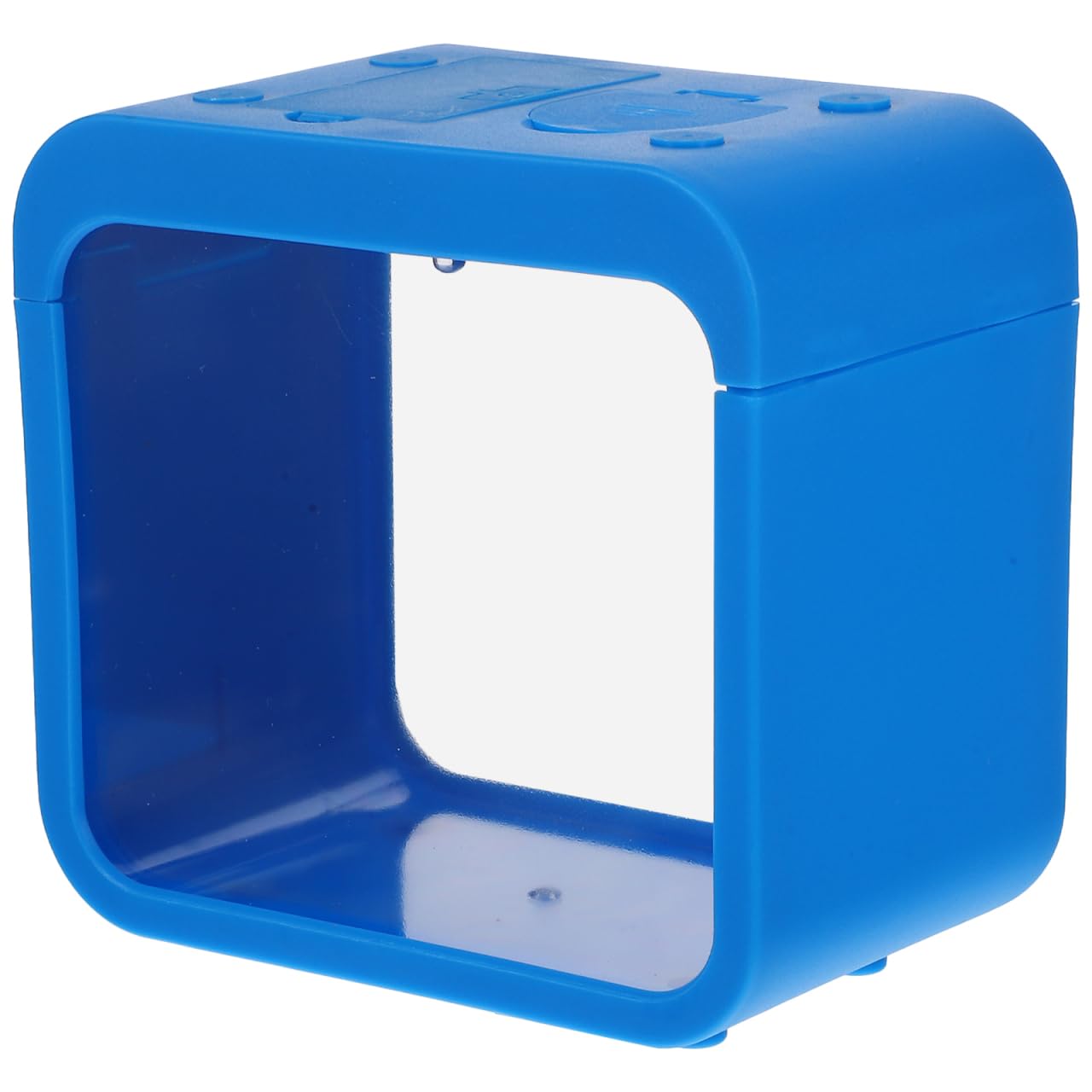 Hohopeti Mini Fish Tank with Light Transparent Small Aquarium Breeding Box for Kids Desktop Decoration with 5 Color Changing Led Light