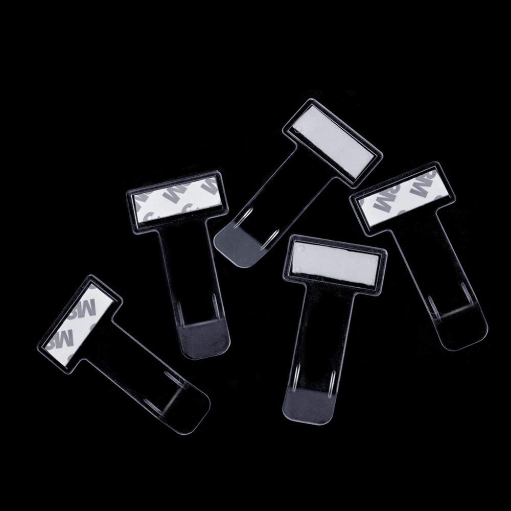 Minleer Car Windscreen Parking Ticket Holder Permit and Note Clips (5 Pcs), Plastic Car Vehicle Parking Ticket Permit Holder Clip for Car, Vehicle and Caravan Windscreen