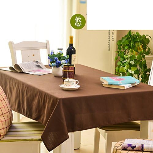 TRE Solid color cotton padded fabric table cloth/ table cloth/ simple rural modern cloth-E 150x150cm(59x59inch)