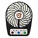 D-FantiX 3-inch Mini Portable Fan 4 Speeds Rechargeable USB Desktop Fan Personal Fan Small Handheld Fan Battery Operated/USB Powered for Travel, Home and Office (Black)