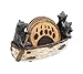 LL Home 3 Black Bears Canoeing Coaster Set - 4 Coasters Rustic Cabin Canoe Cub Decor (Multicolor) (Multicolor)