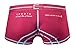 Croota Mens Underwear, Low-Rise Boxer Brief, Accented Color, HR01M Beet Red
