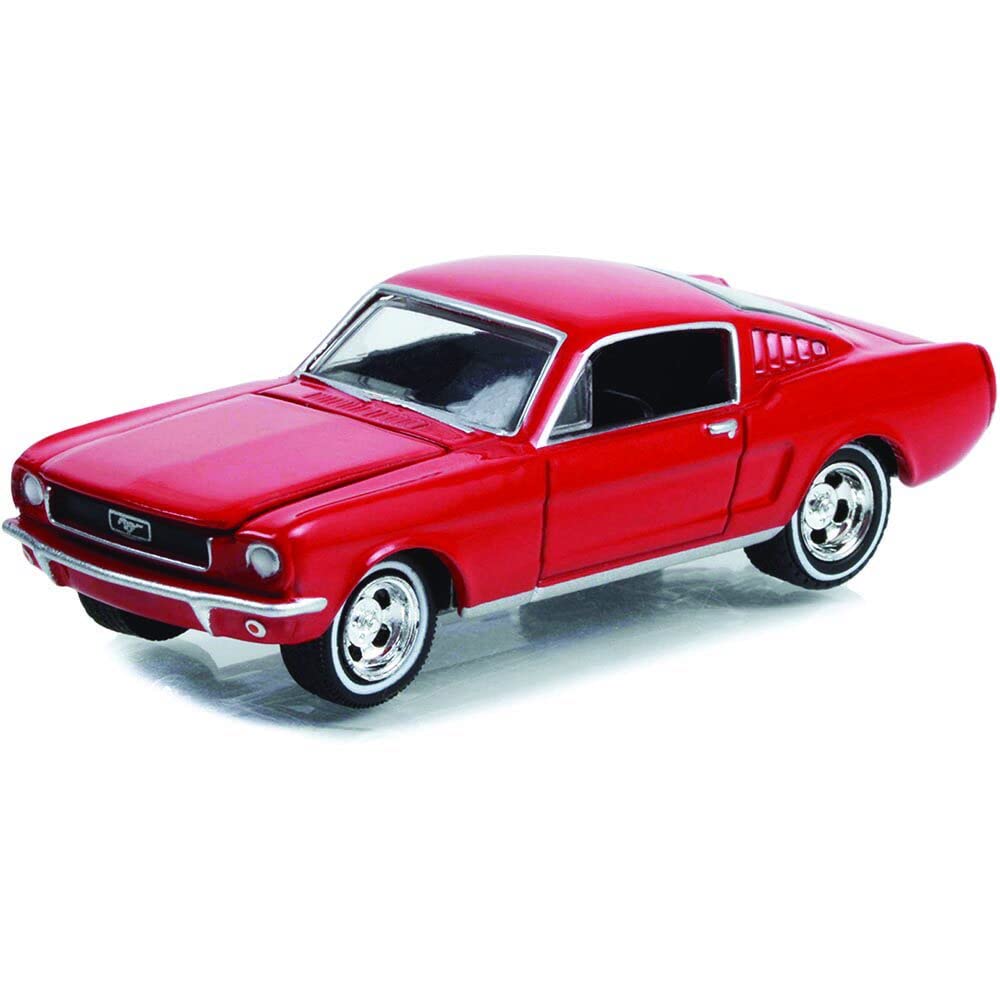 Greenlight Hollywood Greenlight 44965-A Hollywood Special Edition - Fall Guy Stuntman Association - 1966 Mustang Fastback 2+2 - Now Showing Fireball 500'' Collision Car 1:64 Scale