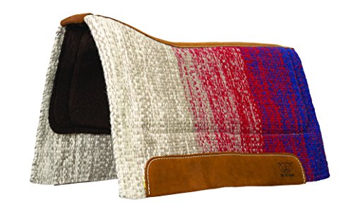 Weaver Leather Contoured Barrel EVA Sport Foam Saddle Pad with Felt Bottom