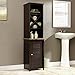 Sauder Peppercorn Linen Tower, Cinnamon Cherry finish