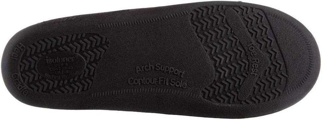  | isotoner Men's Whipstitch Gel Infused Memory Foam Moccasin | Slippers