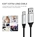 USB C Cable, iCaber Type-C to USB 3.0 ( 3-Pack 6.6ft/2m) Fast Charging Sync Braided Nylon Cable for Samsung Galaxy S8/S8 Plus,MacBook,Google Pixel,LG G5/G6, HTC 10 and More (Black)
