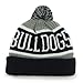 Yale Bulldogs Grey Calgary Cuffed Pom Knit Beanie Hat / Cap