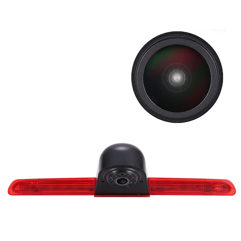 1280 * 720 pixels 1000TV lines Car Third Roof top mount Brake Light Rear View Backup 18mm Camera for VW T6 tailgate high roof brake light 3rd stop lamp Transporter Business MPV SUV BUS