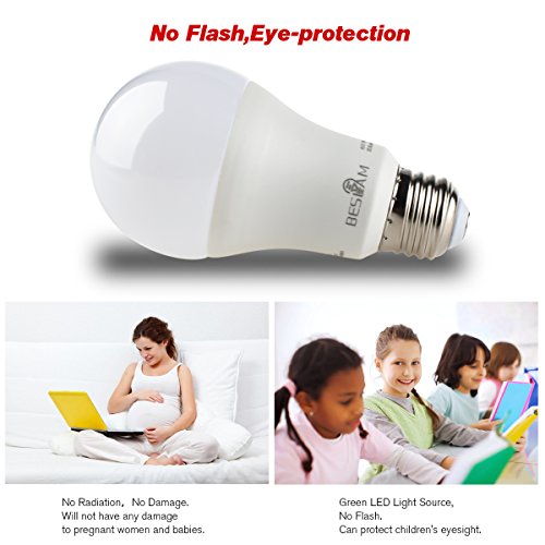 image for Beslam A19 Dimmable LED Bulbs, 10W LED Light Bulbs, 60W Incandescent B