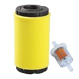 Hipa 793569 793685 Air Filter/Pre Filter with Fuel Filter for Briggs & Stratton John Deere LA125 D120 Mower Tractor