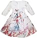 Sunny Fashion Girls Dress Butterfly Elegant Chinese Plum Flower Size 4-10