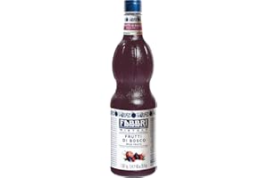 Fabbri Flavoring Syrup, Rose, Made in Italy, 33.8 Ounce (1 Liter)
