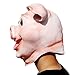 PartyCostume – Happy Pig Mask – Halloween Party, Funny, Cute Latex Animal Mask