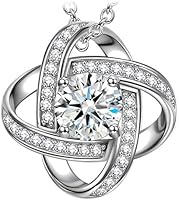 Alex Perry Satellite Series 925 Sterling Silver, Gold Plated, 5A Cubic Zirconia, Women Necklace Pendant, Christmas Gifts, Allergen-free, 45+6cm Extender