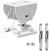 Coolotic Security Camera Corner Pole Mounting Bracket, Universal Wall Corner Mount Bracket Holder Stand for CCTV Camera PTZ Dome Vertical Pole Mounting Bracket (Camera Duckbill Mount with 2 Loops)