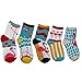Womens Cotton Casual Crew Ankle Flamingo Socks 5 Pairs (Crew Flamingo Socks)