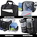 Ultimate Gym Bag 2.0: The Durable Crowdsource Designed Duffel Bag with 10 Optimal Compartments Including Water Resistant Pouch (Black, Small (15