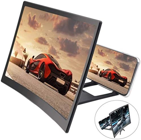 HD Vision Aids – Magnifying Glass, 12 inch 3D Cell Phone screen projector HD Expander Enlarge Curved Screen Magnifier Amplifier for Mobile Phone Video (Color : A 12 Inch)Commodity code: BDSR-260
