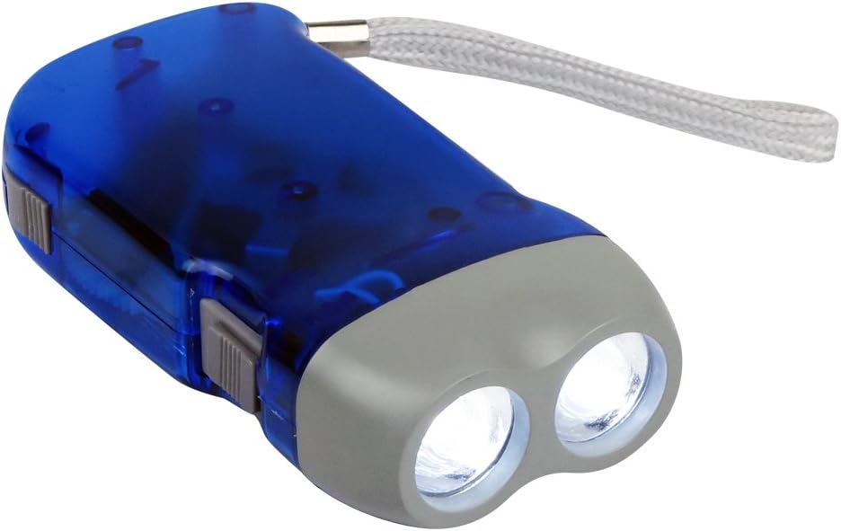 Evelots Hand Crank Flashlight-Camping-Home-Car-No Battery-LED Bright Light-Set/4 - - 