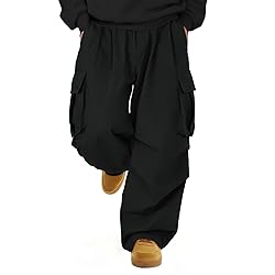 Baggy Cargo Pants Men Wide Casual Parachute Pants